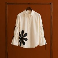ELVIRAH Signature Bloom Cotton Shirt