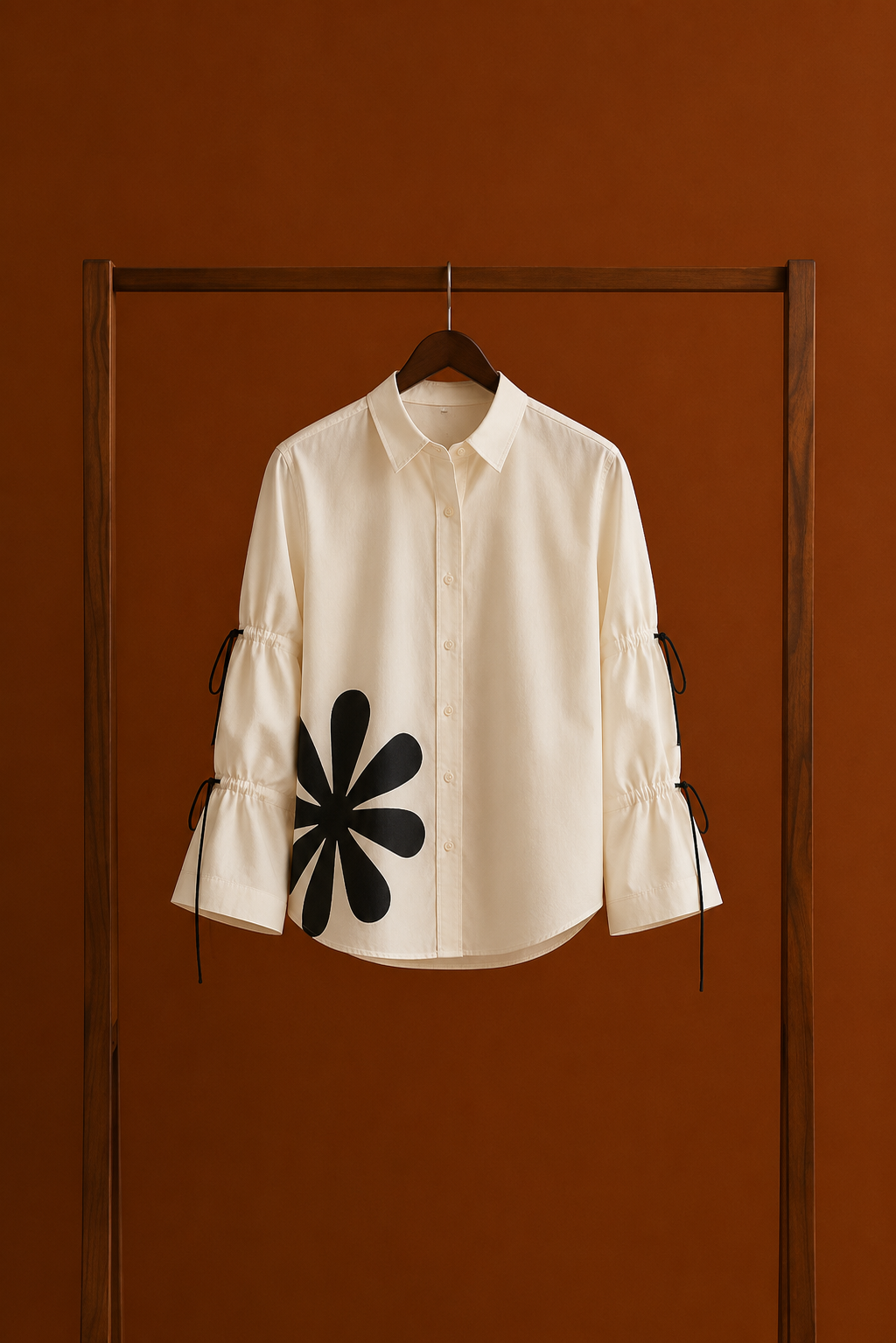 ELVIRAH Signature Bloom Cotton Shirt