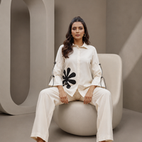 ELVIRAH Signature Bloom Cotton Shirt