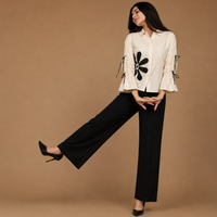 ELVIRAH Signature Bloom Cotton Shirt