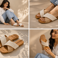 Pearl Cross Sliders