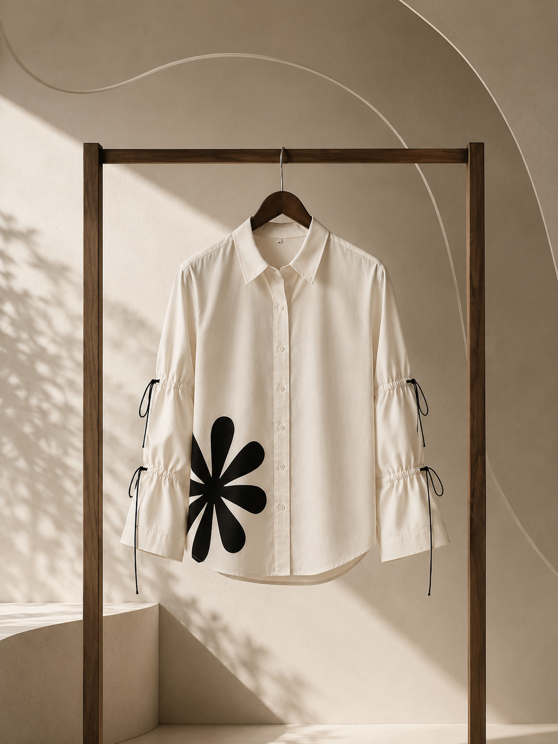 ELVIRAH Signature Bloom Cotton Shirt